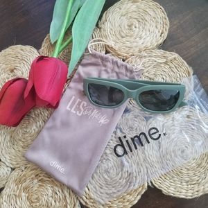 🆕️ Les Do Dime Makeup X Green Girls Women Night Sunglasses.